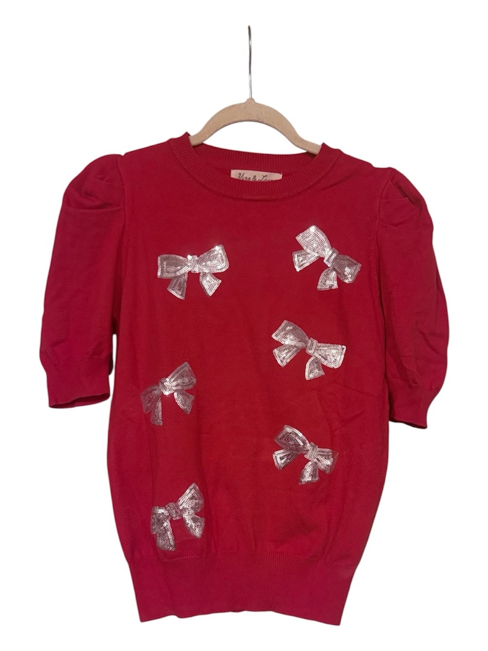 Vine & Love | Put a Bow on It Sequin Sweater